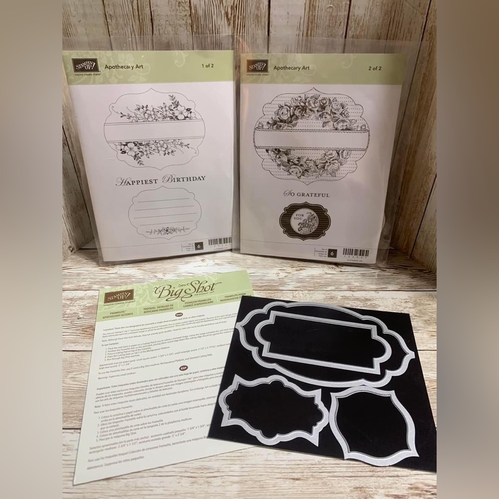 Stampin Up Apothecary Art